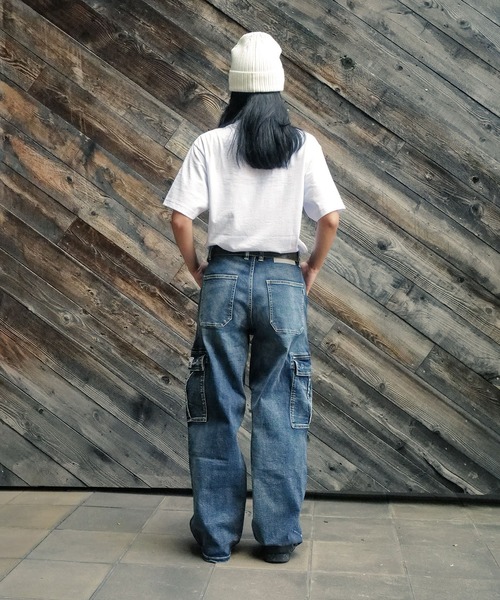 PRO CLUB（プロクラブ） カーゴパンツ ヘビーオンスデニムカーゴパンツ