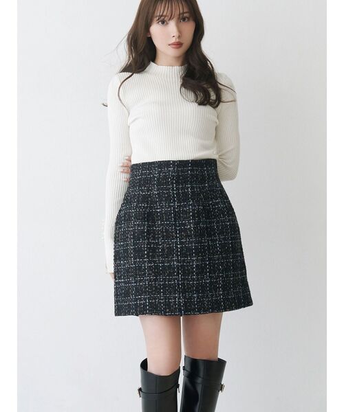 MERCURYDUO（マーキュリーデュオ） スカート オリジナルツイード台形