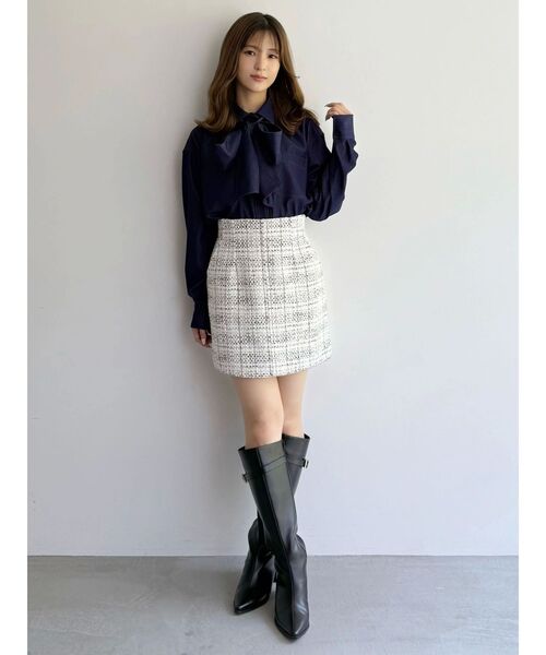 MERCURYDUO（マーキュリーデュオ） スカート オリジナルツイード台形