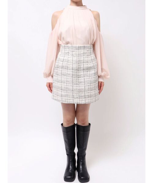 MERCURYDUO（マーキュリーデュオ） スカート オリジナルツイード台形