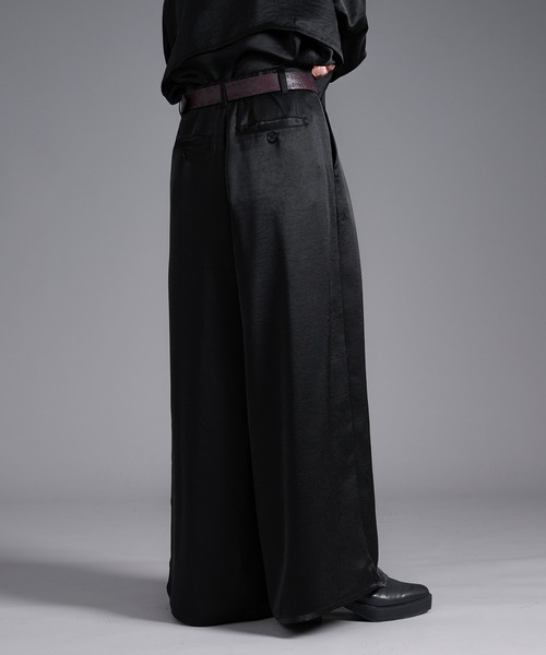 Ellno Loset（エルノロゼット） ワイドパンツ スラックス ボリューム