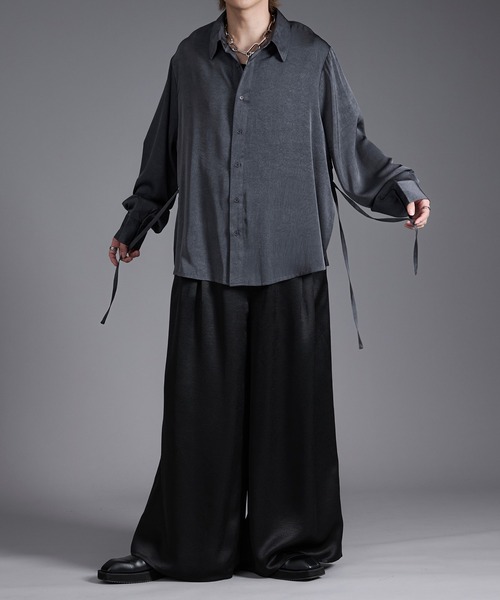 Ellno Loset（エルノロゼット） ワイドパンツ スラックス ボリューム