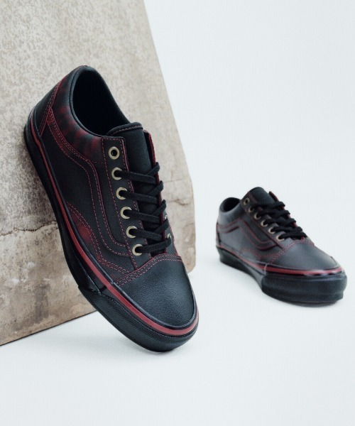 VANS / ローカットスニーカー/24cm/BLK/レザー/VN000EEDBLK VANS（ヴァンズ） スニーカー PREMIUM OLD SKOOL LEATHER VN000EDAKRK