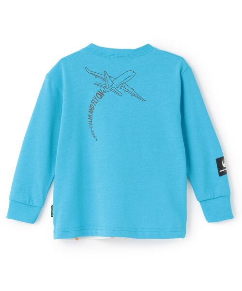 kladskap（クレードスコープ） tシャツ 「JAL」切替長袖Tシャツ キッズ