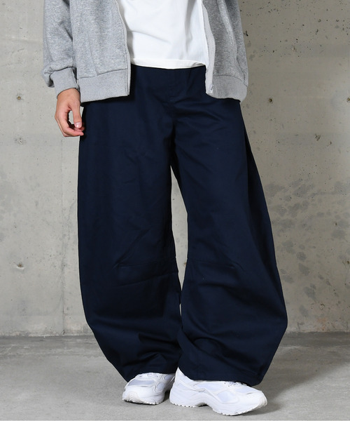 NEOS（KOKUYO） チノパン 「neos」ワイドカーブパンツ メンズ