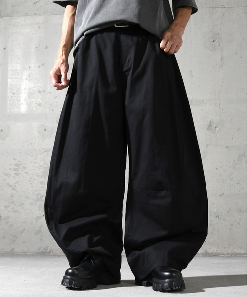 NEOS（KOKUYO） チノパン 「neos」ワイドカーブパンツ メンズ