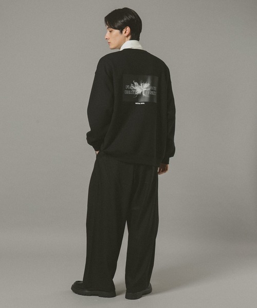 RAGEBLUE トレーナー スウェット FLOWER PRINT DESIGN TECH SWEAT