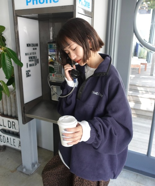 TEEN BOOP エンブロイダリーフリースTOPS TEEN BOOP エンブロイダリーフリースTOPS レディース : ZOZOTOWN Yahoo