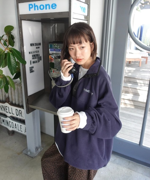 TEEN BOOP エンブロイダリーフリースTOPS レディース : ZOZOTOWN Yahoo