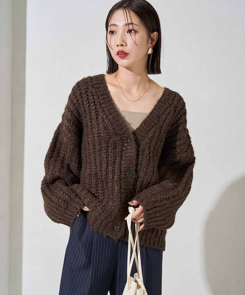 FREAK'S STORE（フリークスストア） カーディガン 限定展開 手編み風