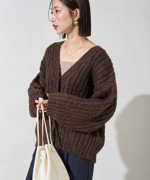 FREAK'S STORE（フリークスストア） カーディガン 限定展開 手編み風