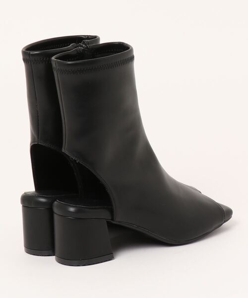 「Piedi Nudi」 ショートブーツ M ブラック レディース_画像2