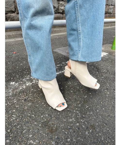 「Piedi Nudi」 ショートブーツ M ブラック レディース_画像4