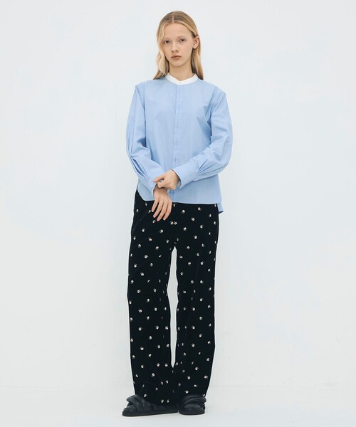 CABaN（キャバン） ブラウス シャツ シャトルポプリン クレリック