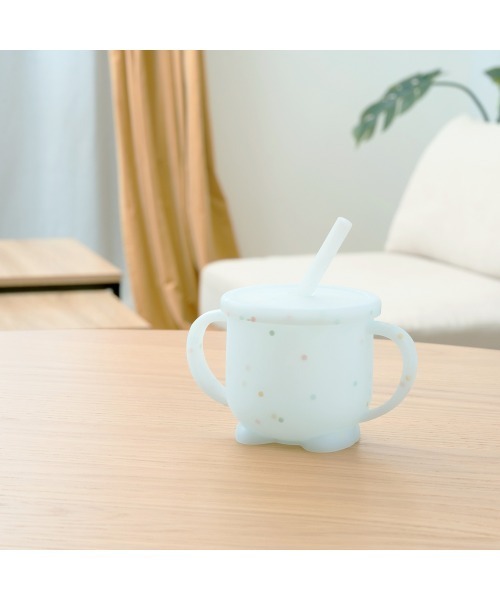 ✩セール✩ 3way シリコン製 ストローマグ・シリコンカップ 3WAY 名入れシリコン製ベビーマグ | PARCELA［パルセラ］