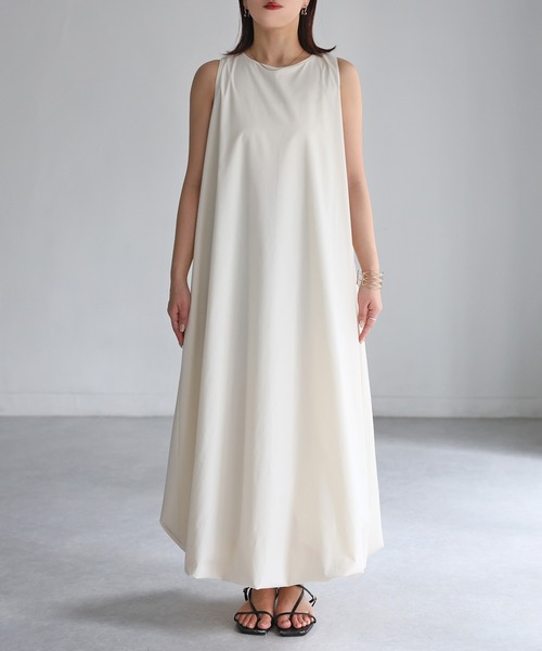 「Riberry」 ノースリーブワンピース FREE ホワイト レディース_画像5