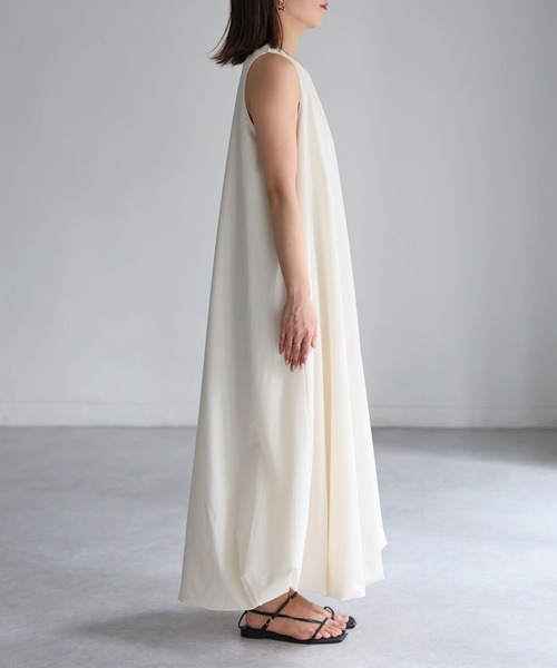 「Riberry」 ノースリーブワンピース FREE ホワイト レディース_画像6