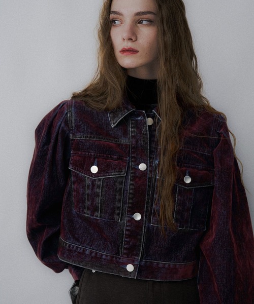 HARE（ハレ） デニムジャケット gジャン フロッキーデニムジャケット