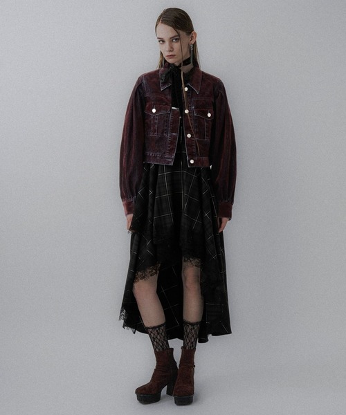 HARE（ハレ） デニムジャケット gジャン フロッキーデニムジャケット