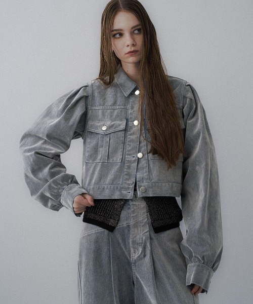 HARE（ハレ） デニムジャケット gジャン フロッキーデニムジャケット