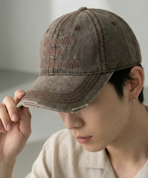 Woods（ウッズ） キャップ 帽子 WOODSダメージウォッシュCAP メンズ