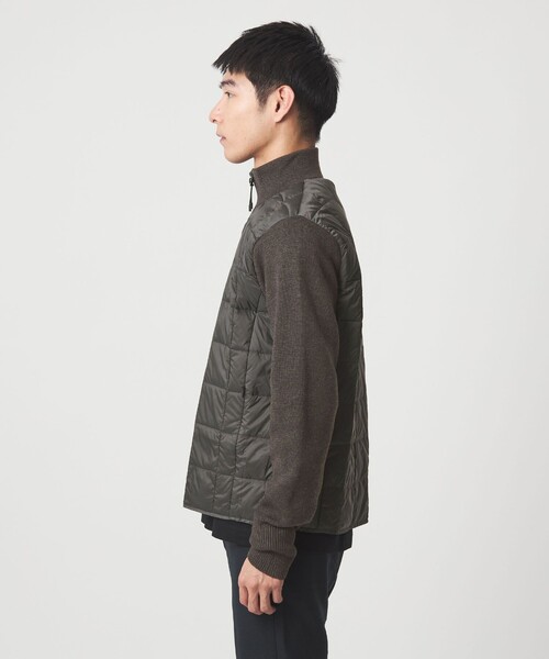 TAION（タイオン） ダウンジャケット ダウン 「TAION」ニット スリーブ