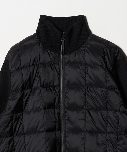 TAION（タイオン） ダウンジャケット ダウン 「TAION」ニット スリーブ