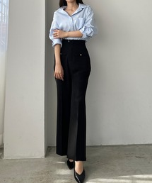 「Louere」 スラックス SMALL ブラック レディースの画像2