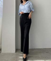 「Louere」 スラックス SMALL ブラック レディースの画像4