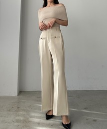 「Louere」 スラックス SMALL ブラック レディースの画像8