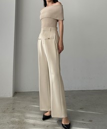 「Louere」 スラックス SMALL ブラック レディースの画像9