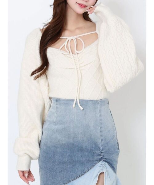 EATME（イートミー） ニット セーター ケーブルニットアンサンブル