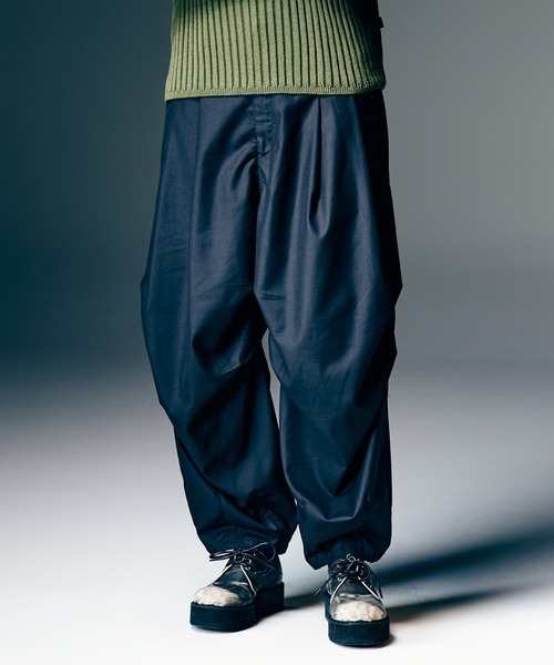 glamb（グラム） パンツ Crossover Tuck Pants / クロスオーバータック