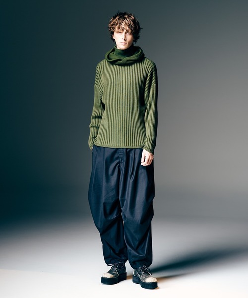 glamb（グラム） パンツ Crossover Tuck Pants / クロスオーバータック