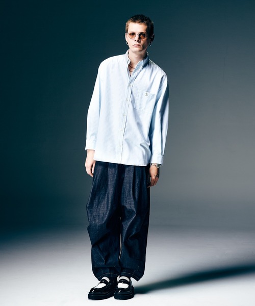 glamb（グラム） パンツ Crossover Tuck Pants / クロスオーバータック