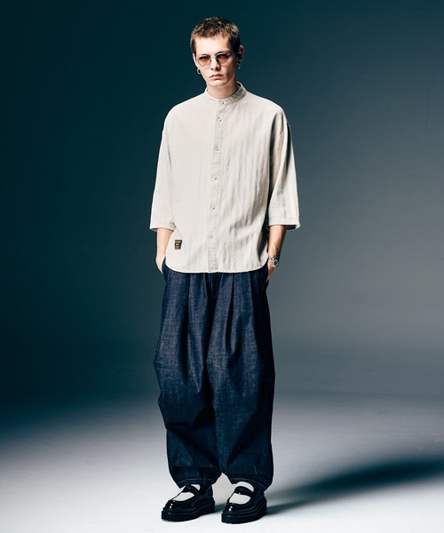 glamb（グラム） パンツ Crossover Tuck Pants / クロスオーバータック