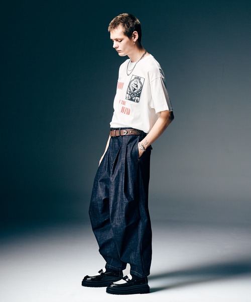 glamb（グラム） パンツ Crossover Tuck Pants / クロスオーバータック