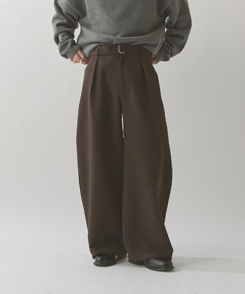 Lui's（ルイス） スラックス ベルテッドダブルクロスバルーンカーブ