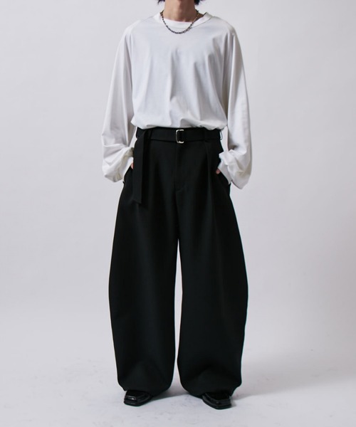 Lui's（ルイス） スラックス ベルテッドダブルクロスバルーンカーブ