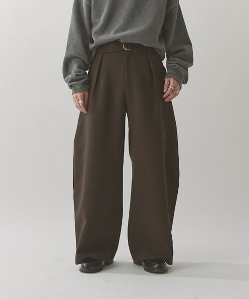 Lui's（ルイス） スラックス ベルテッドダブルクロスバルーンカーブ