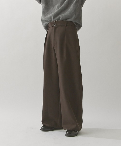 Lui's（ルイス） スラックス ベルテッドダブルクロスバルーンカーブ