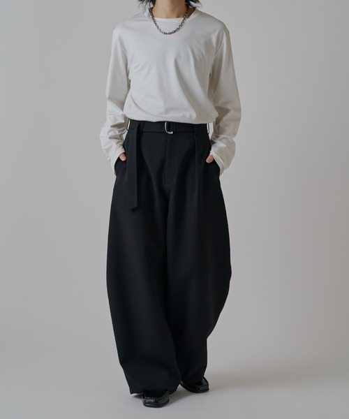 Lui's（ルイス） スラックス ベルテッドダブルクロスバルーンカーブ