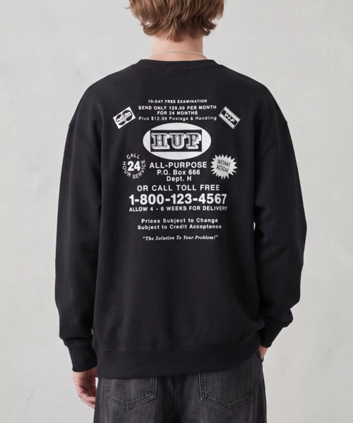 HUF（ハフ） トレーナー スウェット 「C-HUF2」「HUF/ハフ」AS SEEN ON 