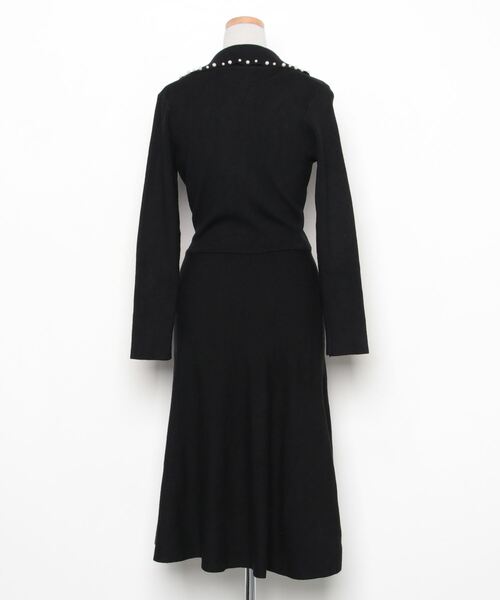 「Cherry Ann」 ニットワンピース - ブラック レディース_画像2