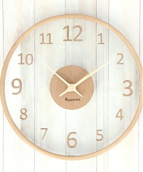 時計 壁掛け時計 原木 pmymjk12 : ZOZOTOWN Yahoo!店 - 通販 - Yahoo