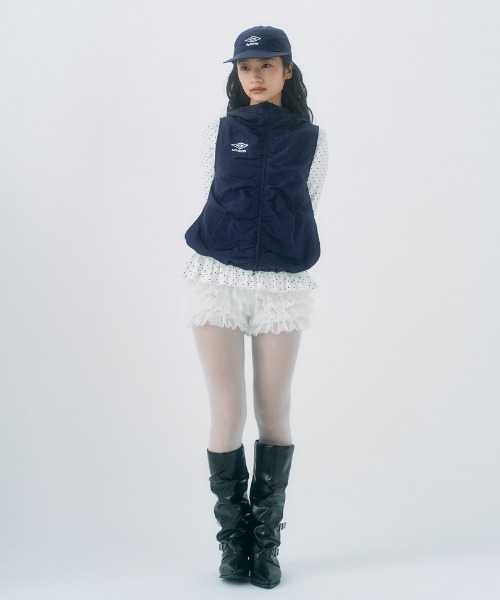 Fekete umbro キャップ ネイビー FEKETE（フェケテ） キャップ 帽子 「umbro×fekete」cap / ジェット