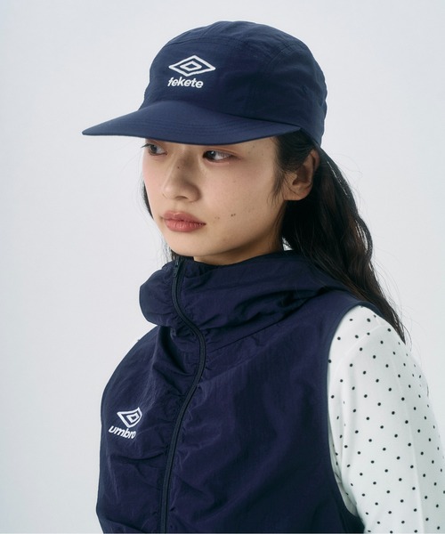 Fekete umbro キャップ ネイビー FEKETE（フェケテ） キャップ 帽子 「umbro×fekete」cap / ジェット