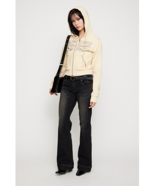 LAGUA GEM（ラグアジェム） パーカー UNION JACK フーディ レディース