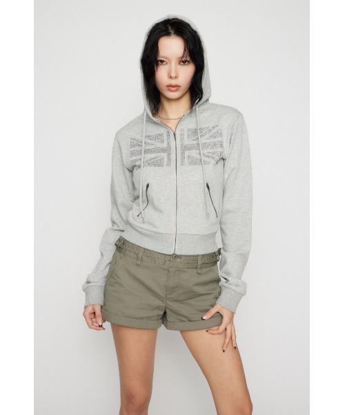 LAGUA GEM（ラグアジェム） パーカー UNION JACK フーディ レディース