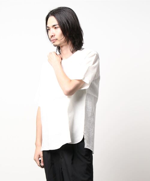 「WORK NOT WORK URBAN RESEARCH」 半袖Tシャツ L オフホワイト メンズ_画像2